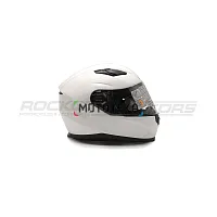 Шлем интеграл с очками ROCKOT (Рокот) RM-133 Solid White (XS) (белый глянцевый однотонный)