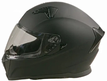 Шлем мото интеграл Sparx (Спаркс) Meteor (JK320) чёрный матовый XS