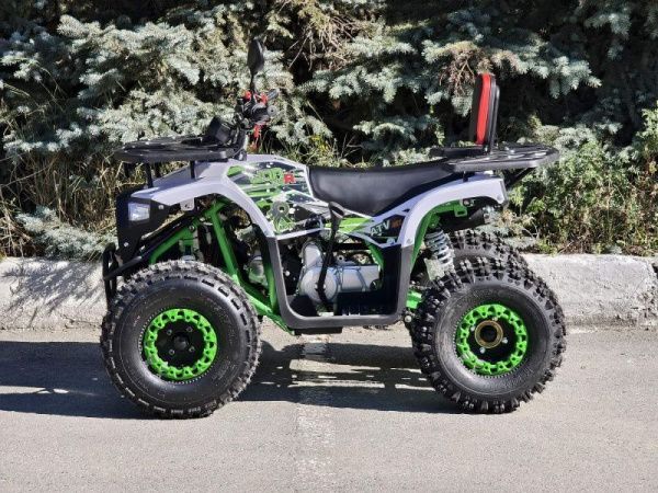 Квадроцикл детский R - MOTO (Р - Мото) Lion 125 AR белый (машинокомплект) | Мототека