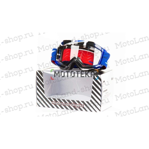 Очки Мотокросс GTX 5018 синие (детские) Очки Мотокросс GTX 5018 синие (детские)