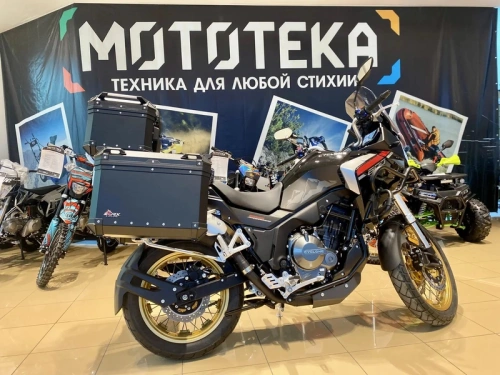 Мотоцикл дорожный CYCLONE (Циклон) RX600 ADV (SR600GY) чёрный с ПТС фото 14