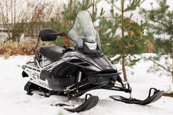 Снегоход IRBIS (Ирбис) TUNGUS (Тунгус) SK 600L Long 2023/2024 чёрный/красный с ПСМ | Мототека