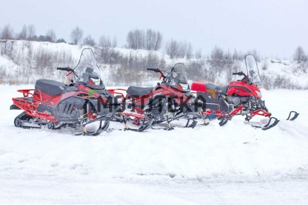 Снегоход IRBIS (Ирбис) TUNGUS (Тунгус) SK 500L Long чёрный/красный 2023/2024 с ПСМ | Мототека