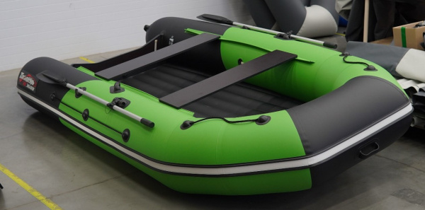 Лодка ПВХ Таймень NX 3600 НДНД PRO MAX зелёный/чёрный | Мототека