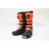 Мотоботы кроссовые SCOYCO (Скойко) MBM006, оранжевый/чёрный, 40