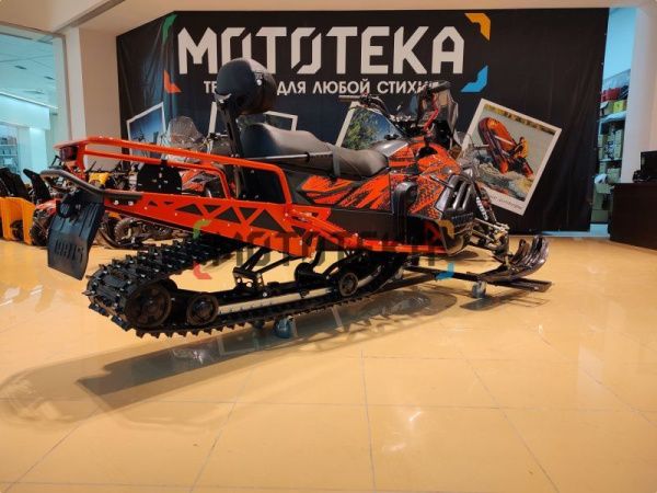 Снегоход IRBIS (Ирбис) SF 200 SL Super Long чёрный/красный с ПСМ | Мототека