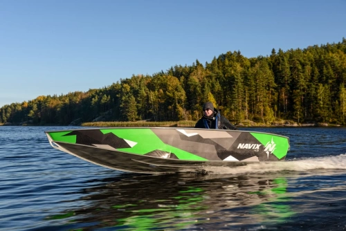 Лодка ПНД Navix (Навикс) R43 без консоли, румпельная Лодка ПНД Navix (Навикс) R43 без консоли, румпельная