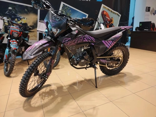 Мотоцикл кроссовый / эндуро OXO (Оксо) RAGE YB300Н фиолетовый фото 4