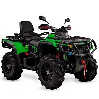 Квадроцикл AODES (Аодес) Pathcross ATV1000L PRO EPS двухместный зелёный с ПСМ