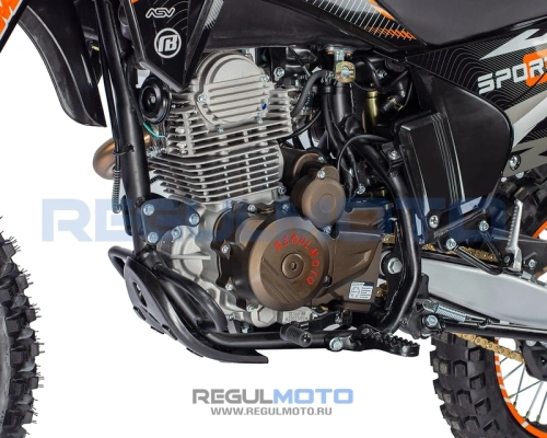 Мотоцикл кроссовый / эндуро Regulmoto (Регулмото) Sport - 003 PR 300 6 передач оранжевый/чёрный с ПТС фото 18