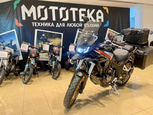 Мотоцикл дорожный CYCLONE (Циклон) RX600 ADV (SR600GY) чёрный с ПТС фото 7