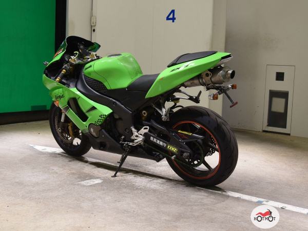 Мотоцикл KAWASAKI ZX-6 Ninja 2006, Зеленый пробег 46281 | Мототека