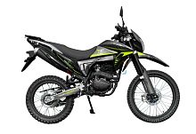 Мотоцикл кроссовый / эндуро Regulmoto (Регулмото) TE (Tour Enduro) PR. 6 скоростей чёрный/зеленый с ПТС