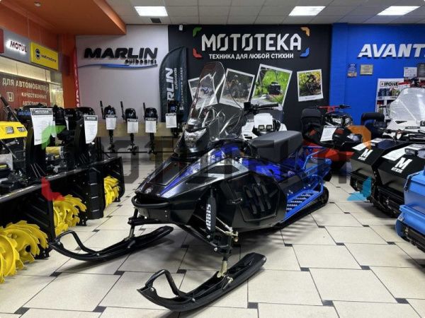 Снегоход IRBIS (Ирбис) TUNGUS (Тунгус) SK 500L Long чёрный/синий 2023/2024 с ПСМ | Мототека