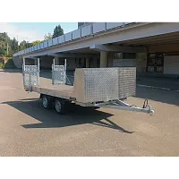 Прицеп оцинкованный, 4 метра БАРС 1053