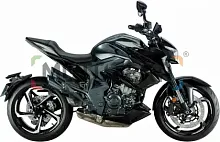 Мотоцикл дорожный Zontes (Зонтес) ZT350 - R1 (4T ZT184MP EFI) 17/17 чёрный с ПТС