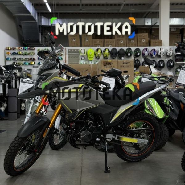 Мотоцикл дорожный Мотомир CORSAR 250 серый/зелёный с ПТС | Мототека