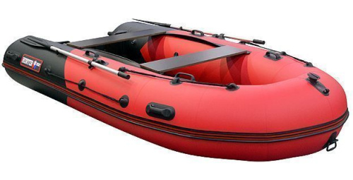 Лодка ПВХ Hunter (Хантер) 350 ПРО красный/чёрный фото 4 Лодка ПВХ Hunter (Хантер) 350 ПРО красный/чёрный фото 4