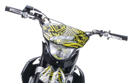 Мотоцикл кроссовый / эндуро BSE (БСЕ) Z1 150e 19/16 Zebra Yellow 2 - купить с доставкой, по выгодной цене в интернет-магазине Мототека